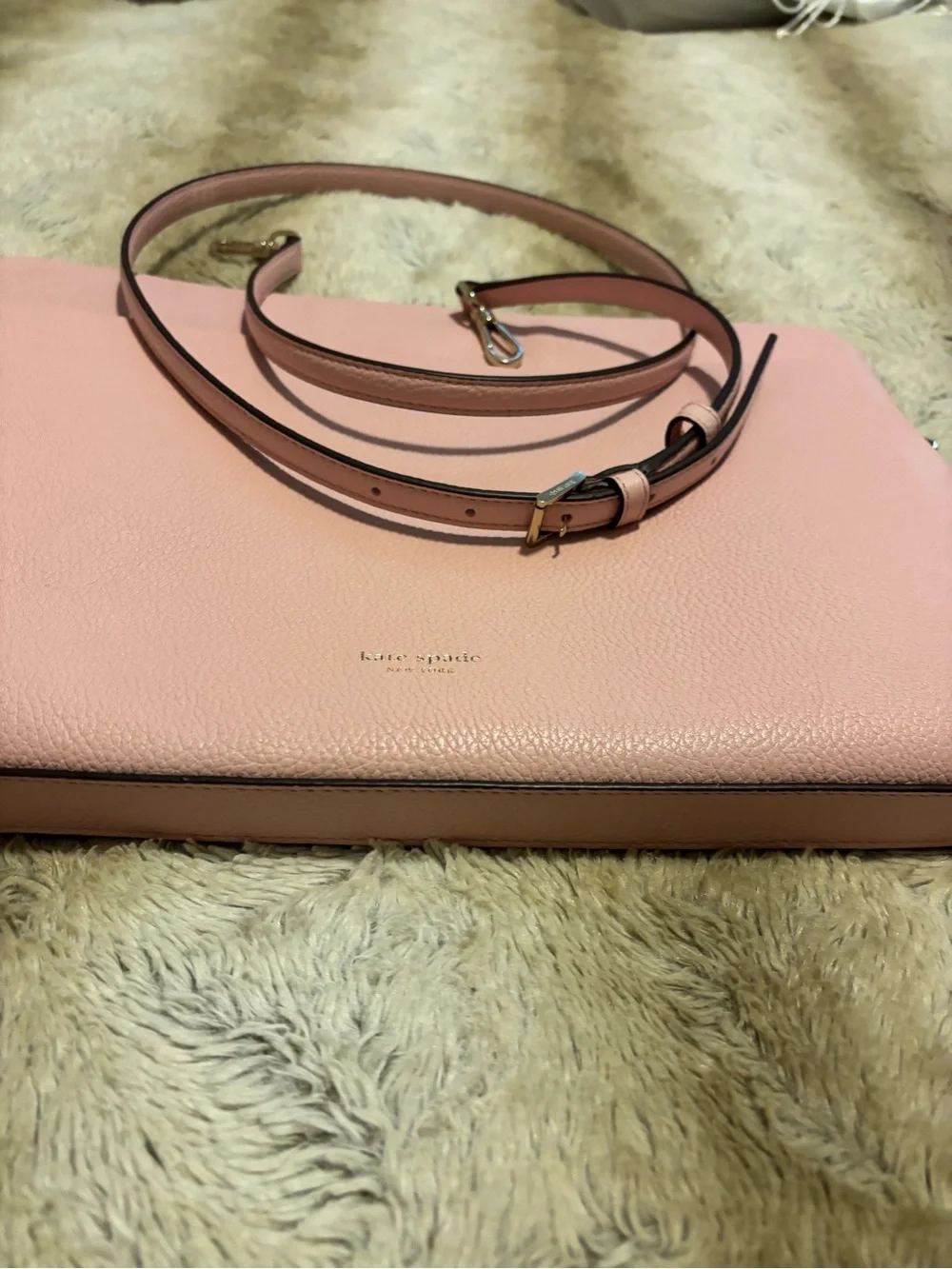 Kate Spade Pink Leather Laptop Bag